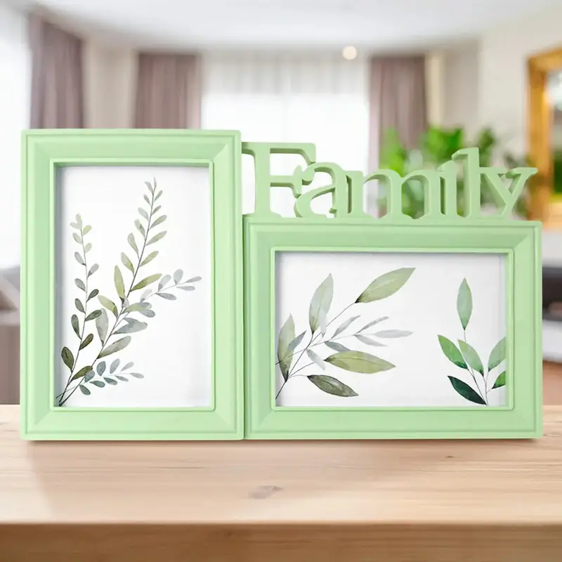 Portarretrato Family, Color Verde 2