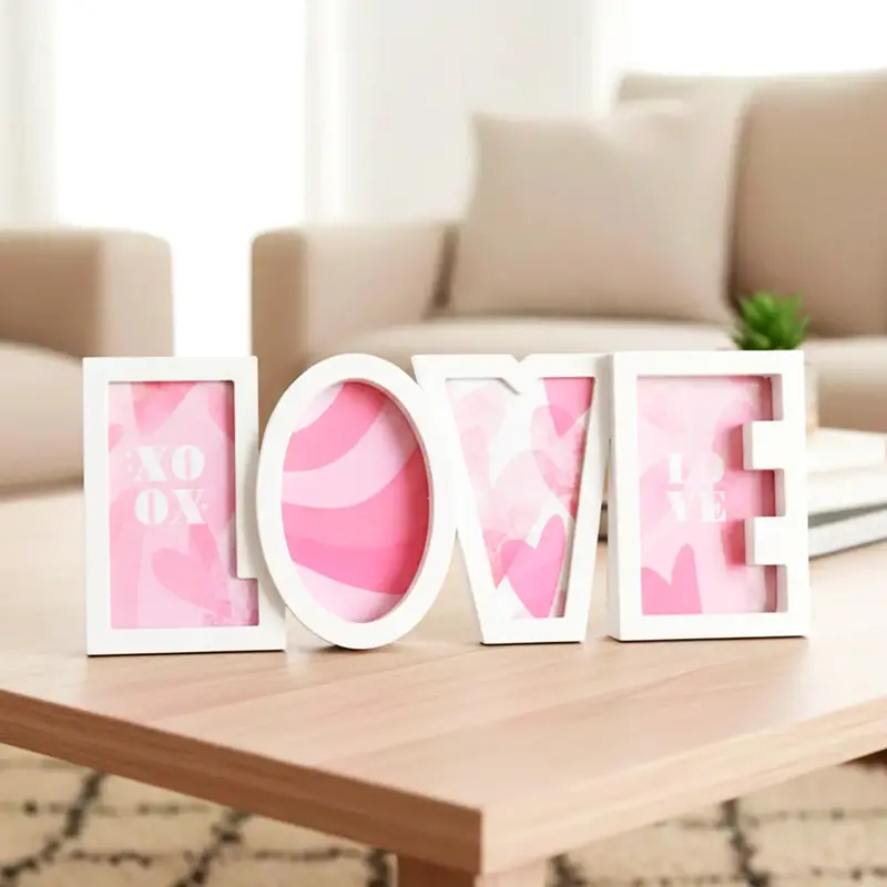 Portarretrato Love, Color Blanco 1
