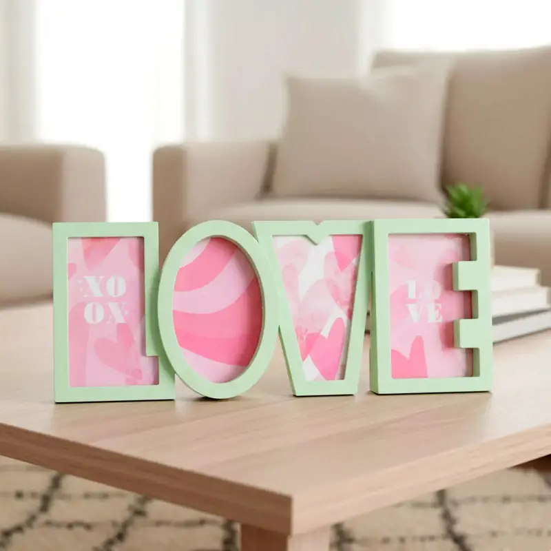 Portarretrato Love, Color Verde 1