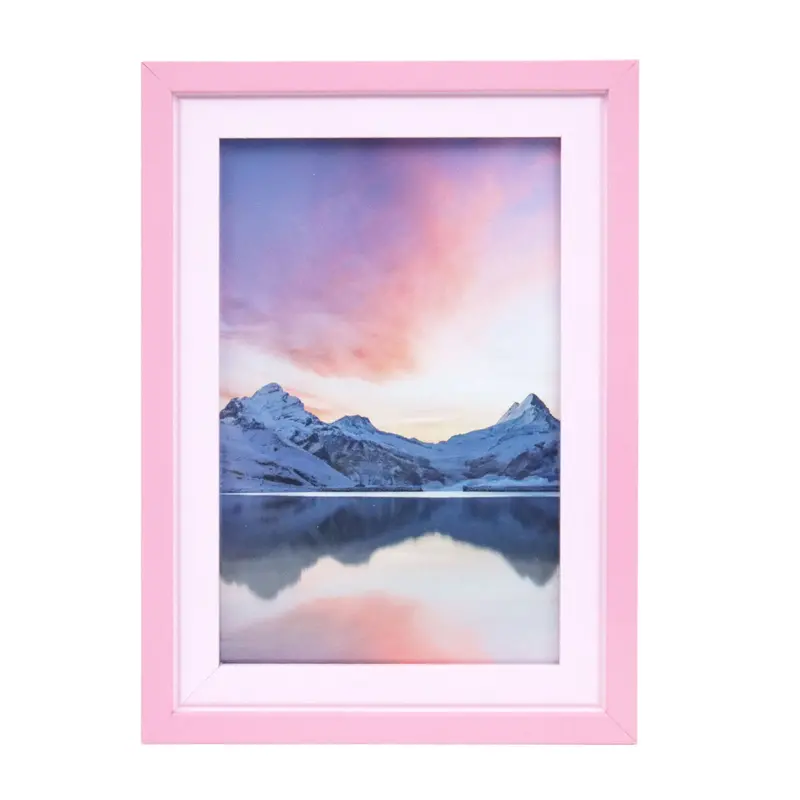 Portarretrato, Marco Doble, Color Rosa, 10X15 Cm 2