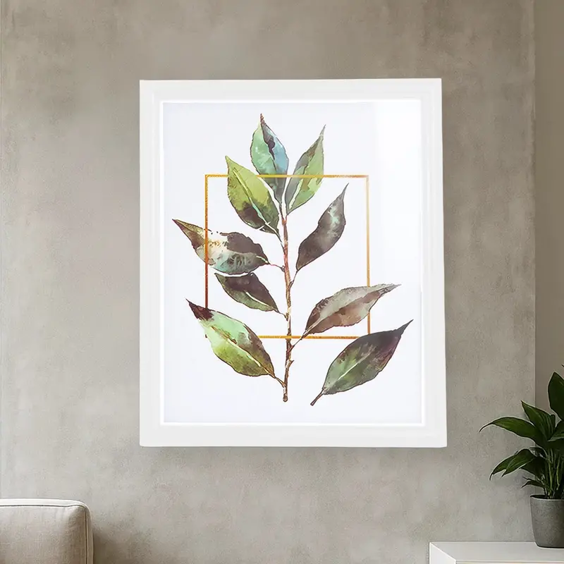 Portarretrato, Planta, Color Blanco 1