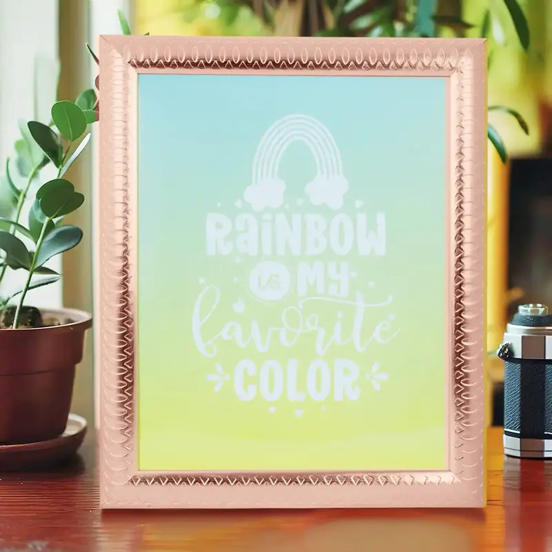 Portarretrato, Rainbow Is My Favorite Color, Color Bronce 1