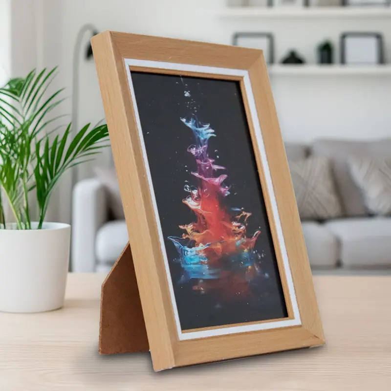 Portarretrato Splash, Madera, 10X15 Cm 1