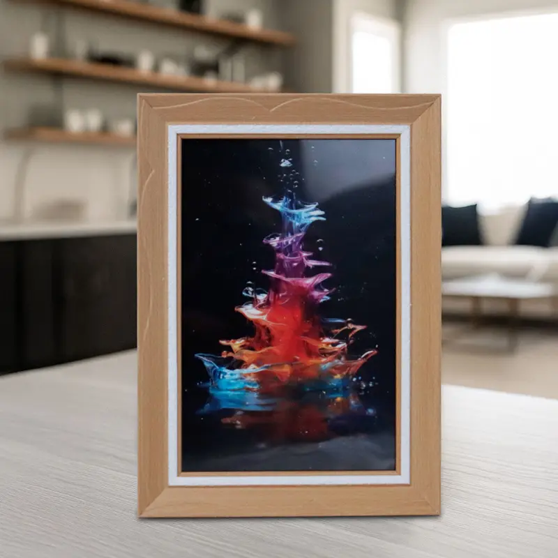 Portarretrato Splash, Madera, 10X15 Cm 2