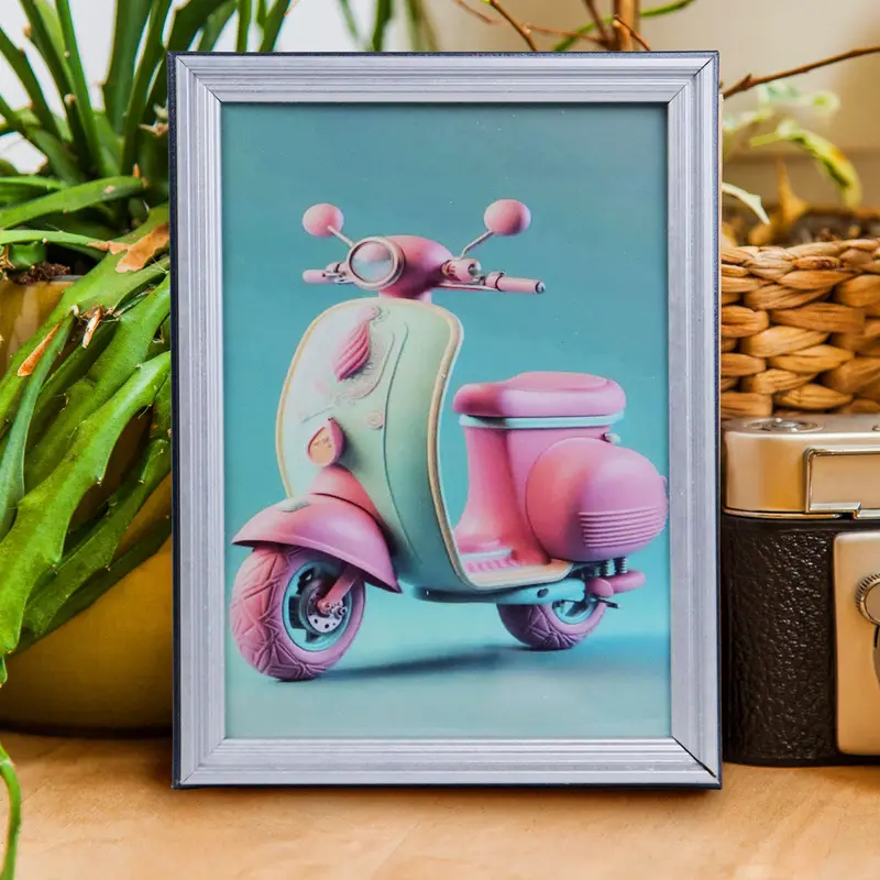 Portarretrato Vintage, Color Plata, 12X17 Cm 2