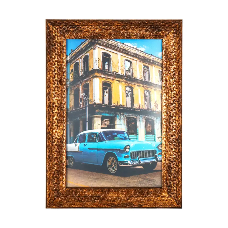 Portarretratos Con Marco Grueso Color Cobre, 15X10cm 2