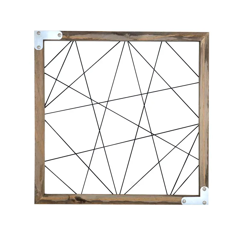 Portarretratos Familiar Con Marco Rectangular Color Gris, 40X40cm 2