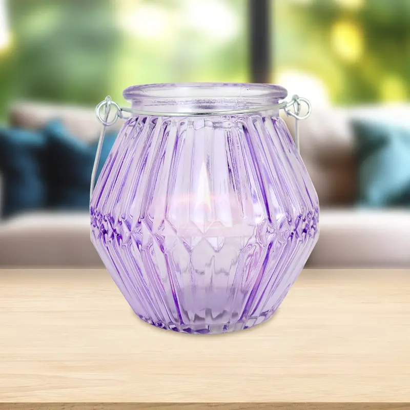 Portavela Colgante Color Morado 2