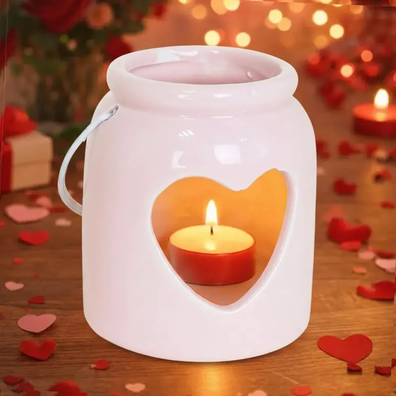Portavela, Corazón, Color Rosa 2