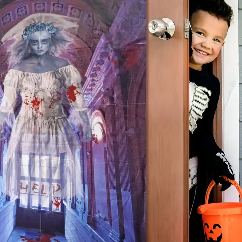 Póster Tenebroso De La Llorona Para Decoración De Halloween 2