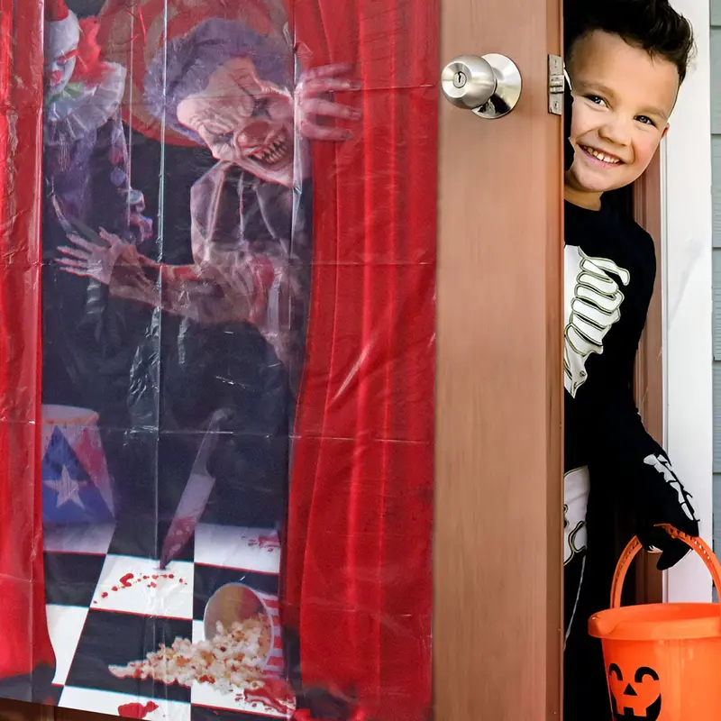 Póster Tenebroso De Payaso Para Decoración De Halloween 2