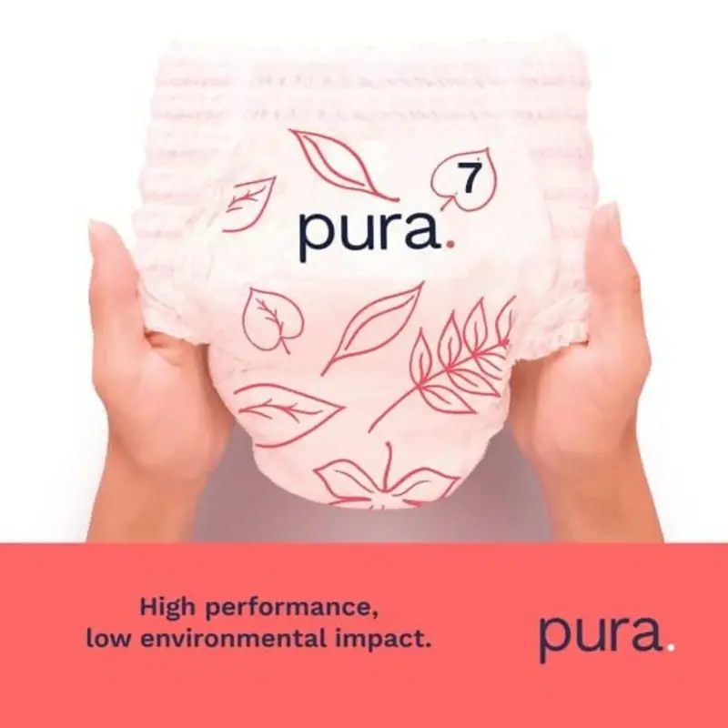 Pura Eco Nappy Pants Size 7 - 16 Nappies 2