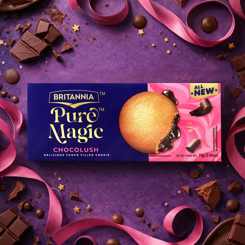 Pure Magic Chocolush, Galleta De Chocolate, Britannia 1