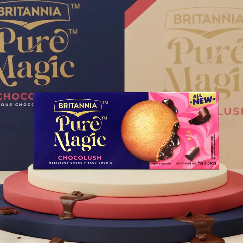 Pure Magic Chocolush, Galleta De Chocolate, Britannia 2