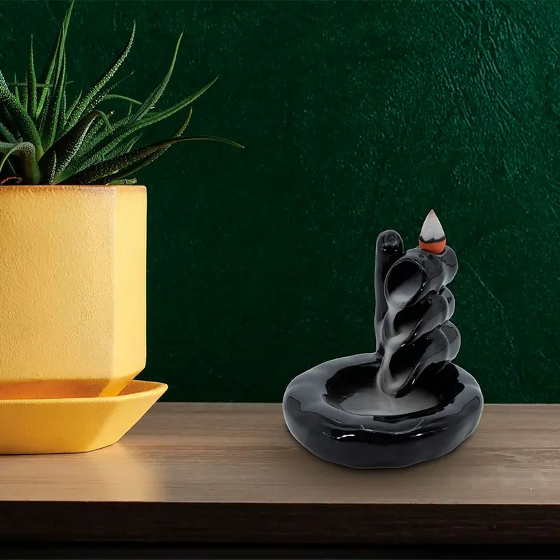 Quemador Incienso En Cascada De Reflujo Diseño Espiral, Innozen 1