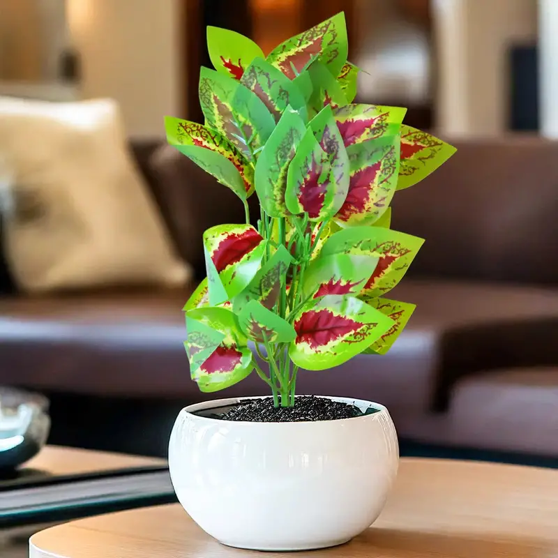 Rama De Planta Artificial, Coleus 1