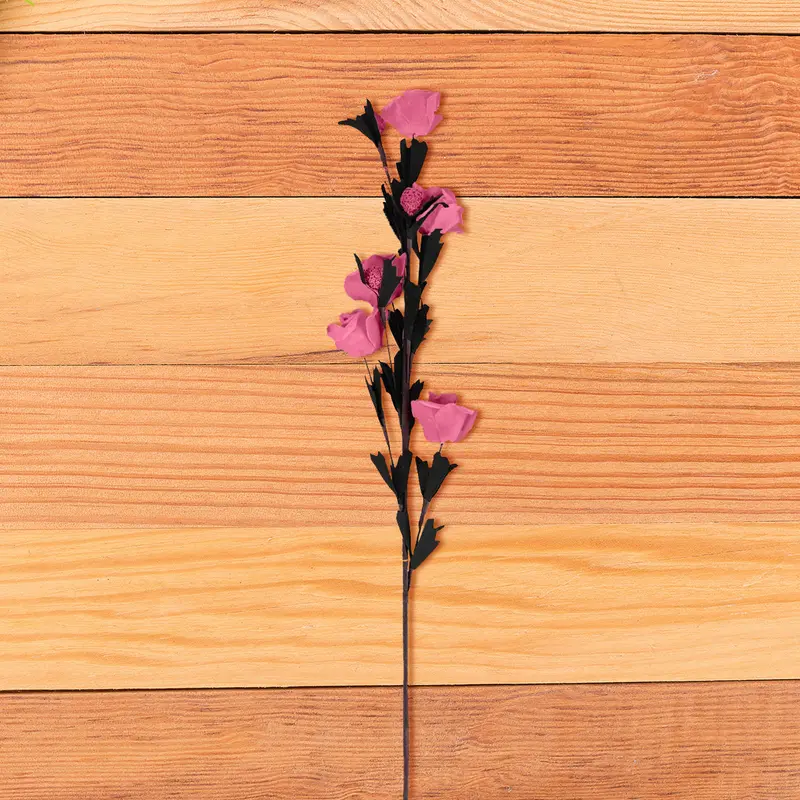 Ramito De Rosas Artificiales Inkanto, Color Fucsia 2
