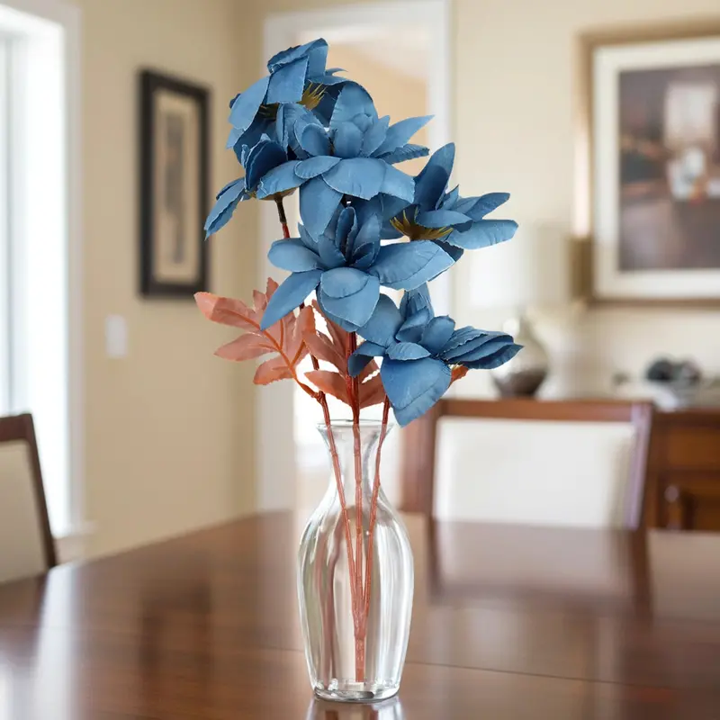 Ramo De Flores, Campanilla, Color Azul 1