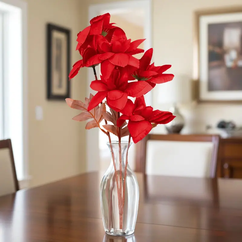 Ramo De Flores, Campanilla, Color Rojo 1
