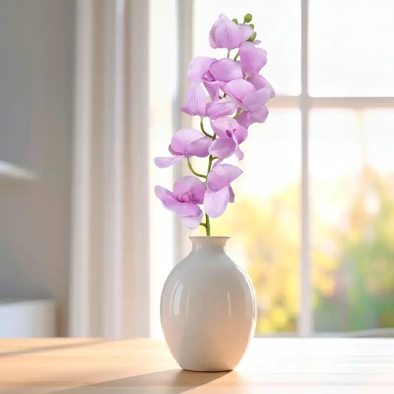 Ramo De Orquídea Artificial, Color Morado 1