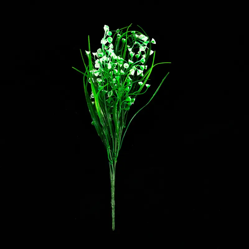 Ramo De Planta Artificial Color Blanco 1