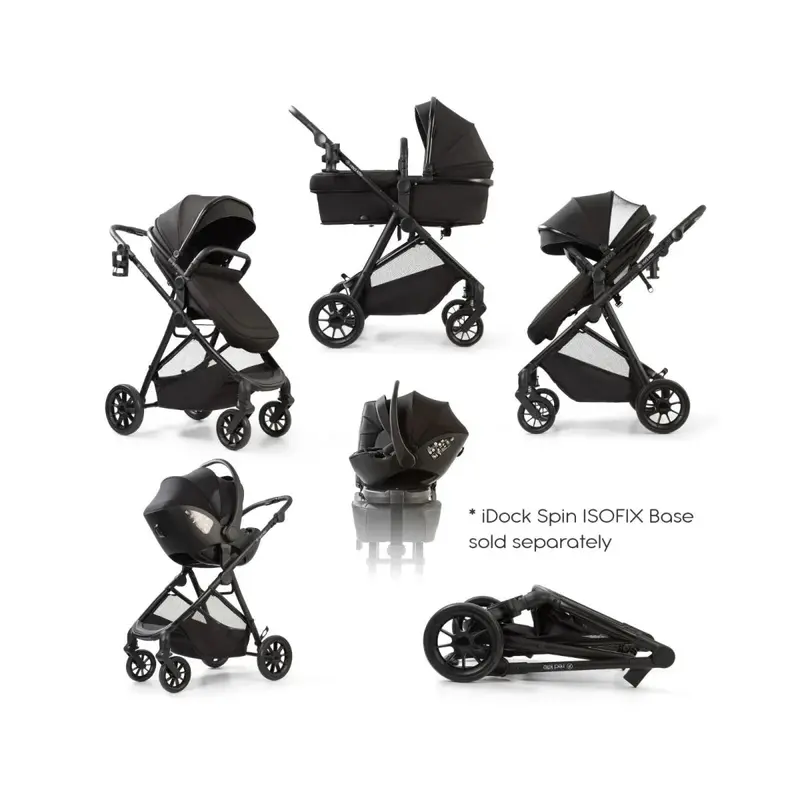 Red Kite Push Me Savanna I Travel System - Black 1