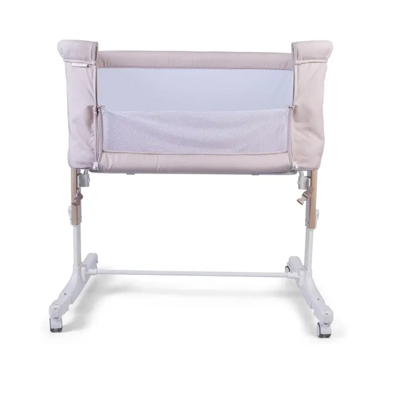 Red Kite Rockabye Bedside Crib - Oatmeal 2