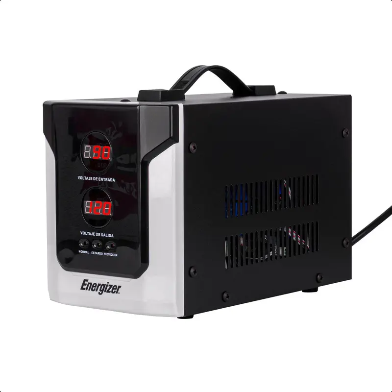 Regulador De Voltaje 2500Va-1500W 2 Contactos, Energizer 1