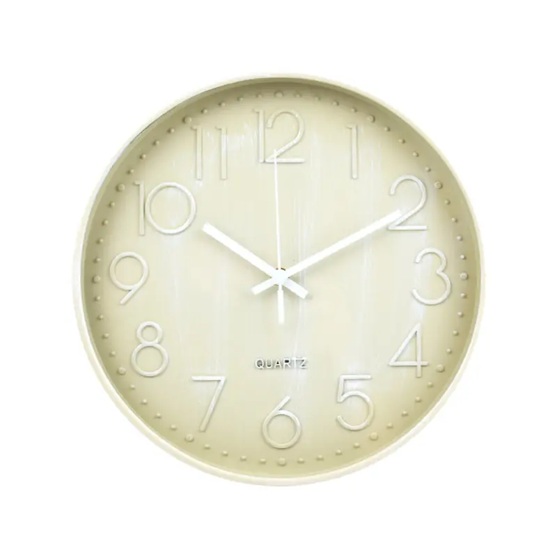Reloj De Pared Deluxe 29Cm Color Beige 1