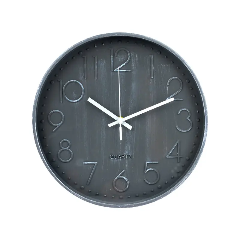Reloj De Pared Deluxe 29Cm Color Negro 1