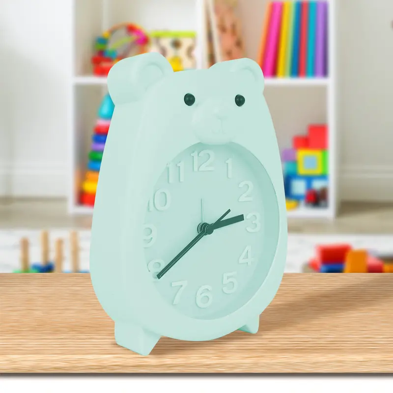 Reloj Despertador En Forma De Oso, Color Menta 2