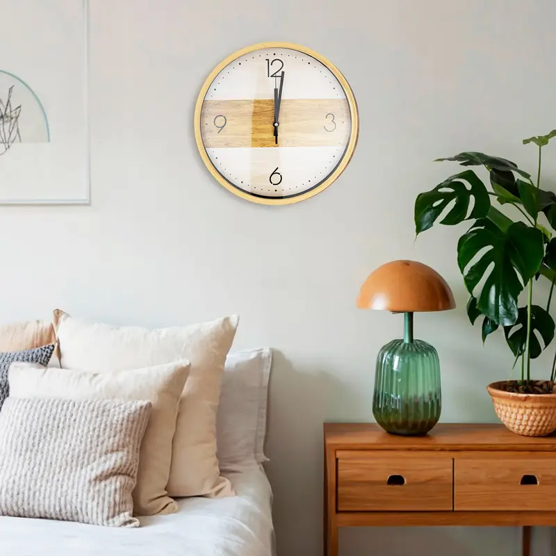 Reloj Para Pared, Color Beige 1