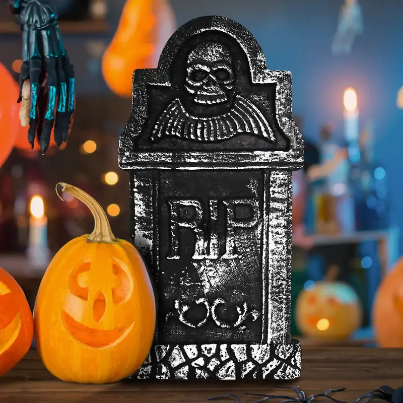 Rip, Lápida, Decoración De Espuma, Halloween 1