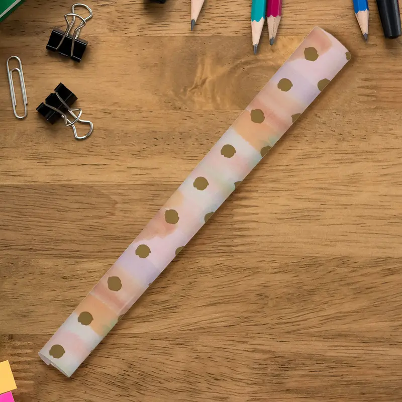 Rollo Adhesivo Con Diseño De Puntos 1