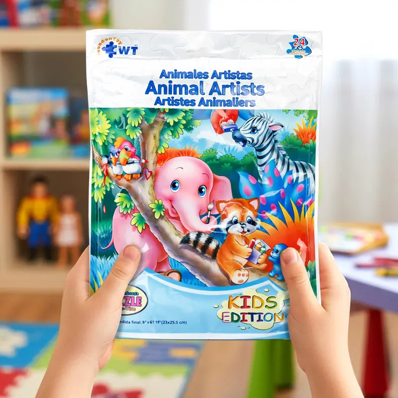 Rompecabezas, Animales Artistas, 24 Pzas 1