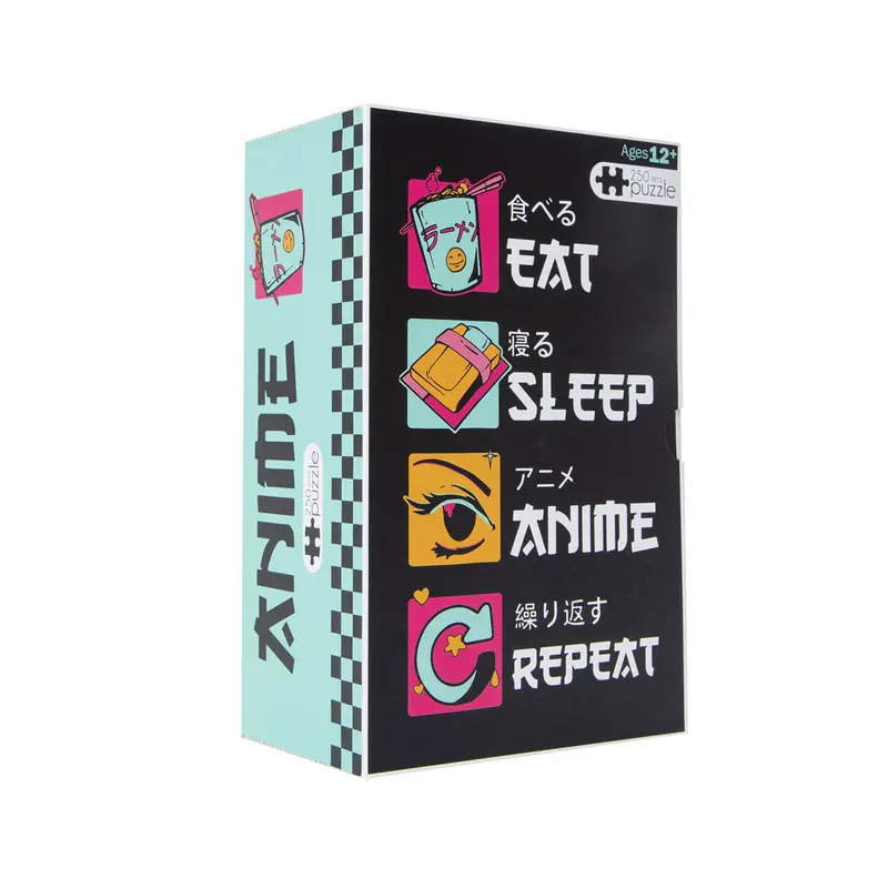 Rompecabezas, Eat Sleep Anime Repeat, 250 Piezas 1