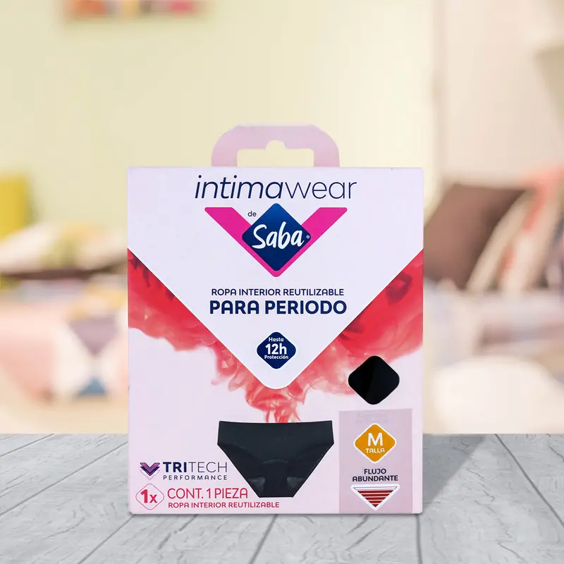 Ropa Interior Reutilizable Para Periodo, Saba, Talla M 1