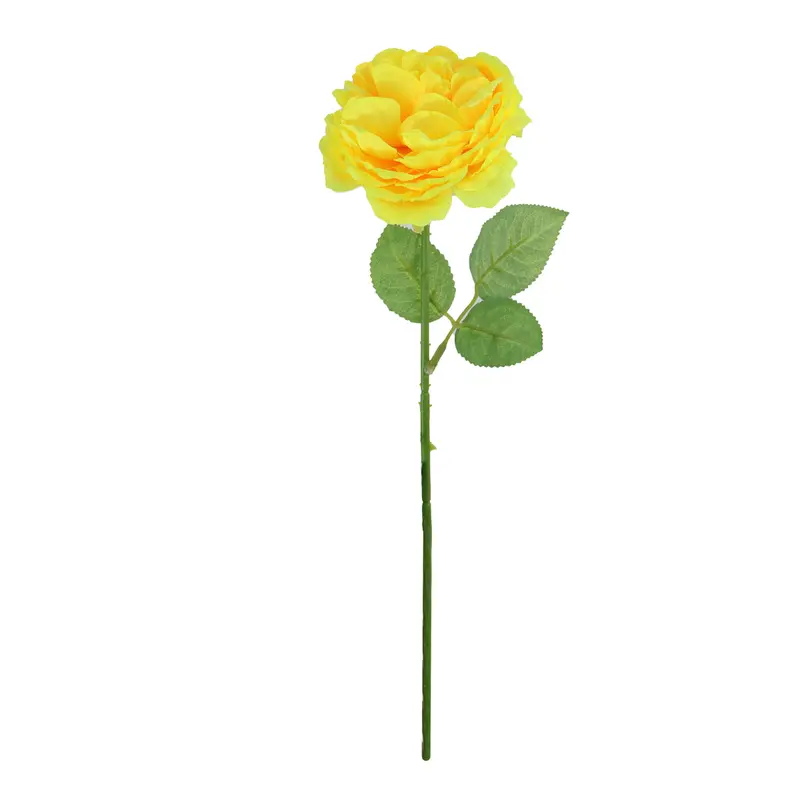 Rosa Artificial Color Amarillo 2