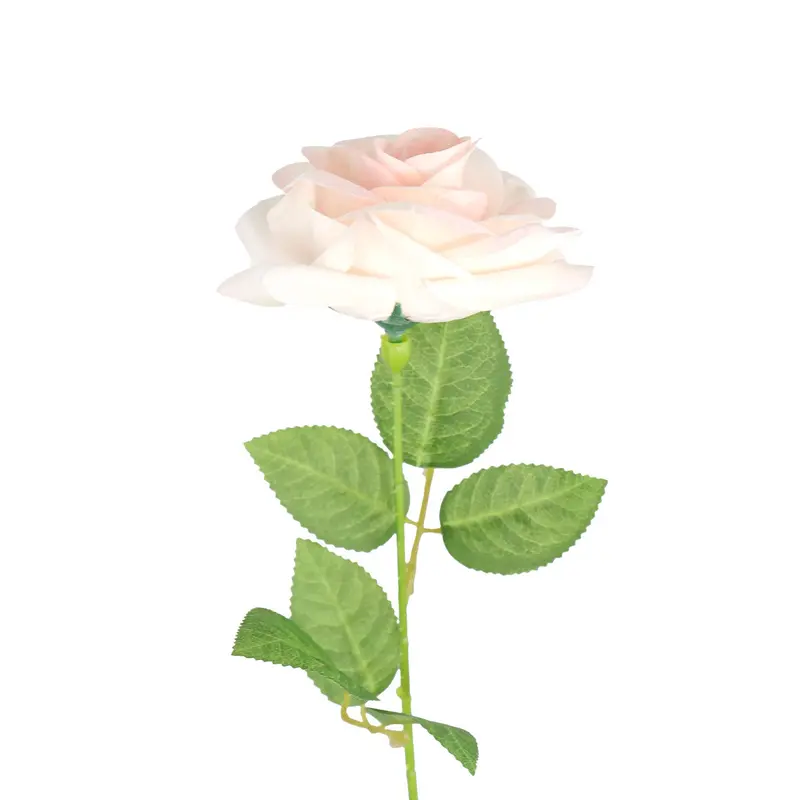 Rosa Artificial, Color Durazno, 50 Cm 2