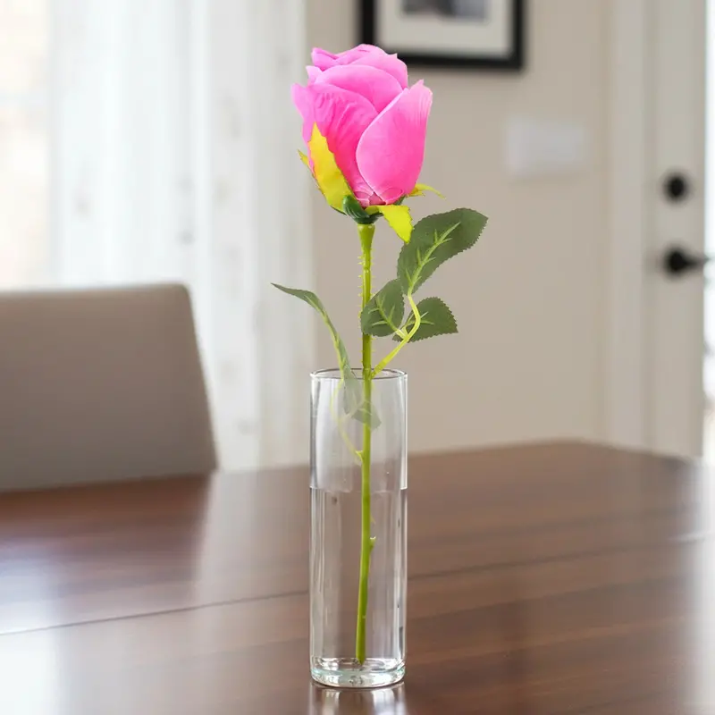 Rosa Artificial, Color Rosa, 1 Pza 1