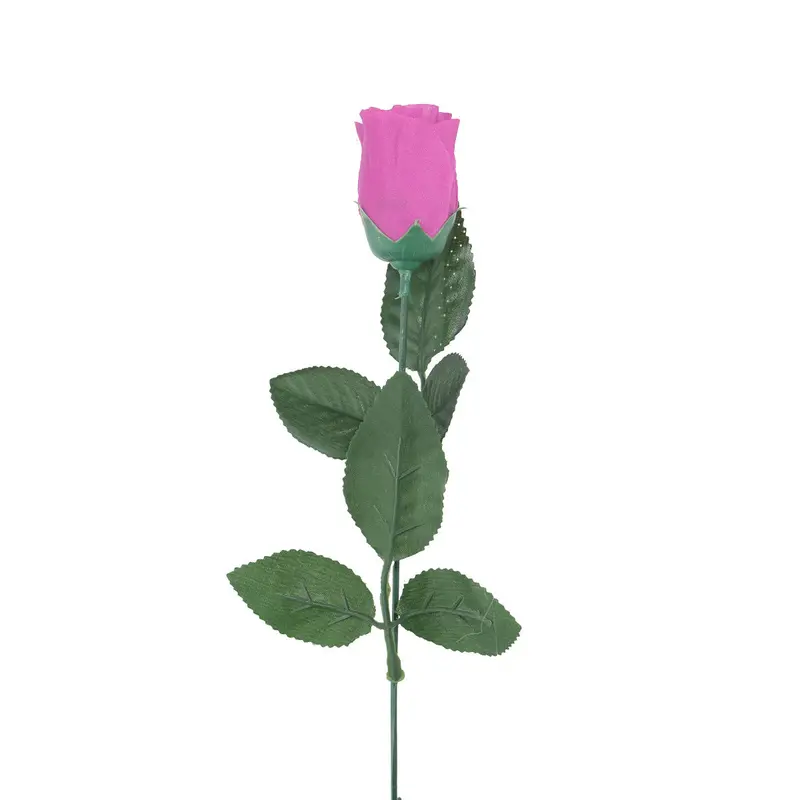 Rosa Color Rosa De Plástico Para Decoración 2