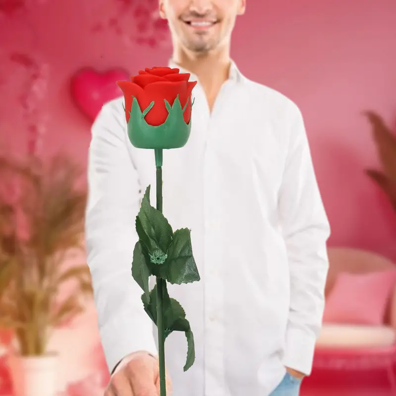 Rosa De Plástico, Color Rojo 1