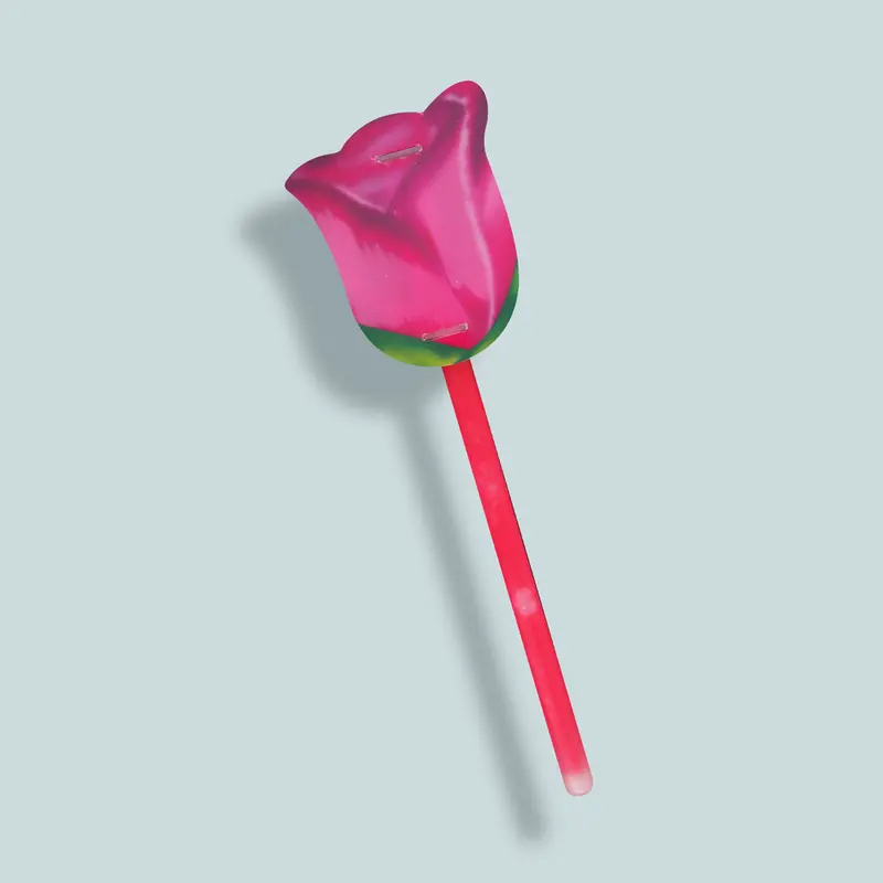 Rosa Fluorescente, Color Rojo 2