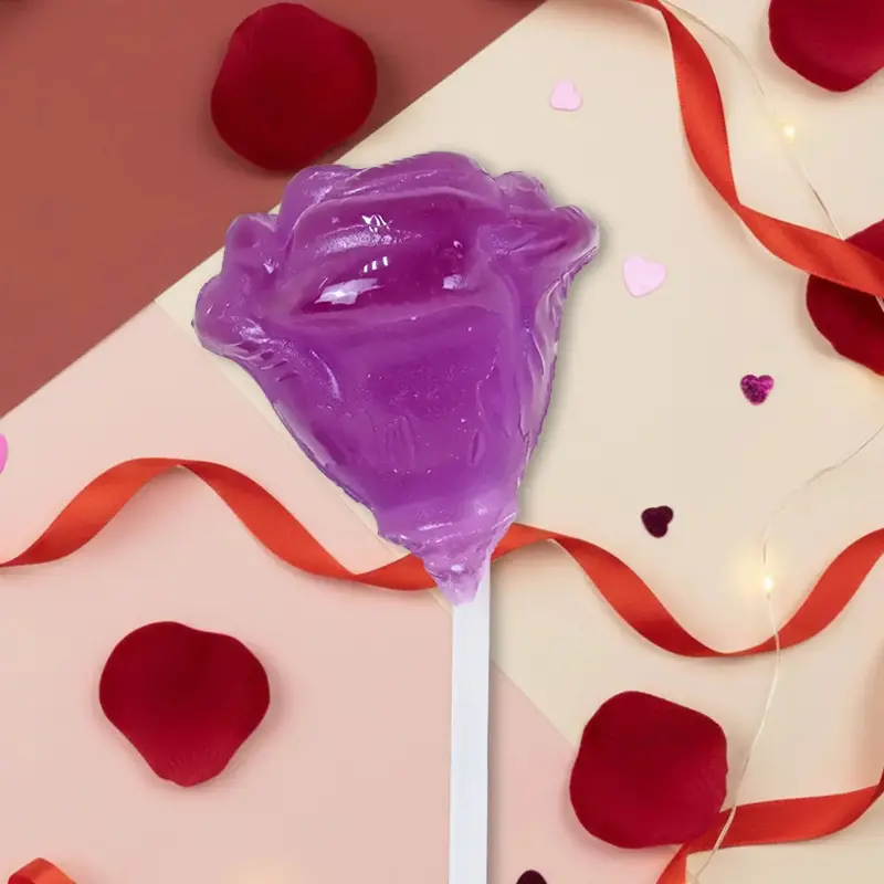 Rosa, Paleta De Caramelo, Color Morado, 36 Gr 1