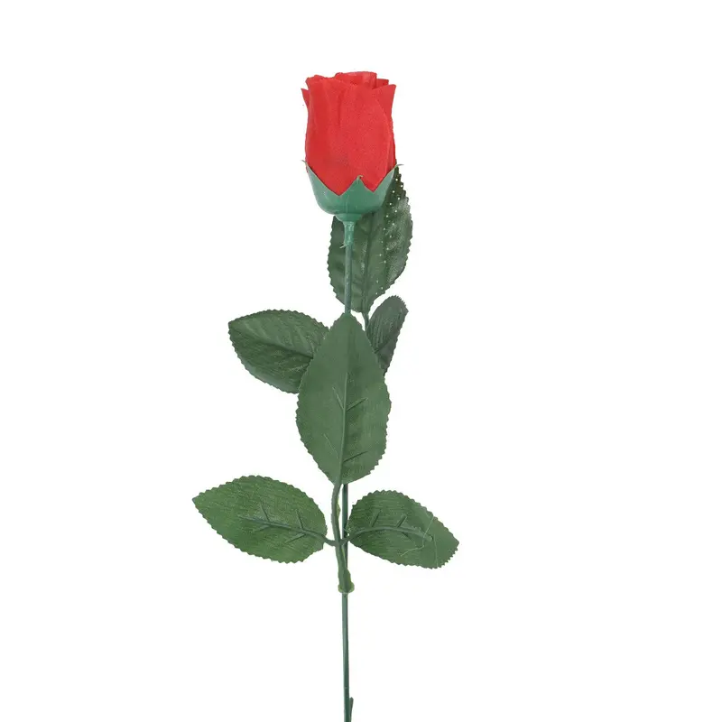 Rosa Roja De Plástico Para Decoración 2