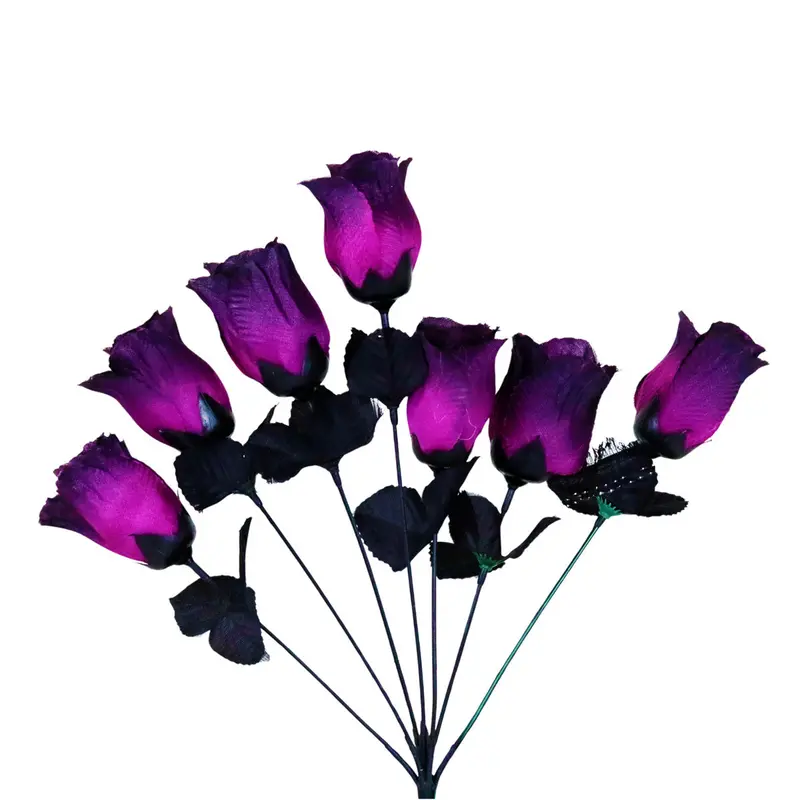 Rosas Artificiales, Color Morado, Halloween 2