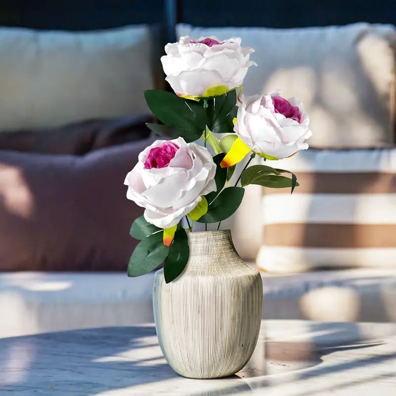 Rosas Artificiales, Color Rosa Baby 1