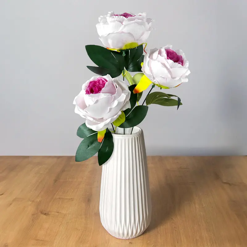Rosas Artificiales, Color Rosa Baby 2