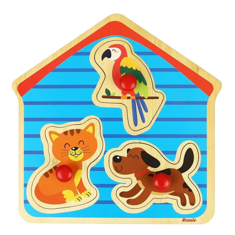 Rossie Wood First Puzzle - Pets 1