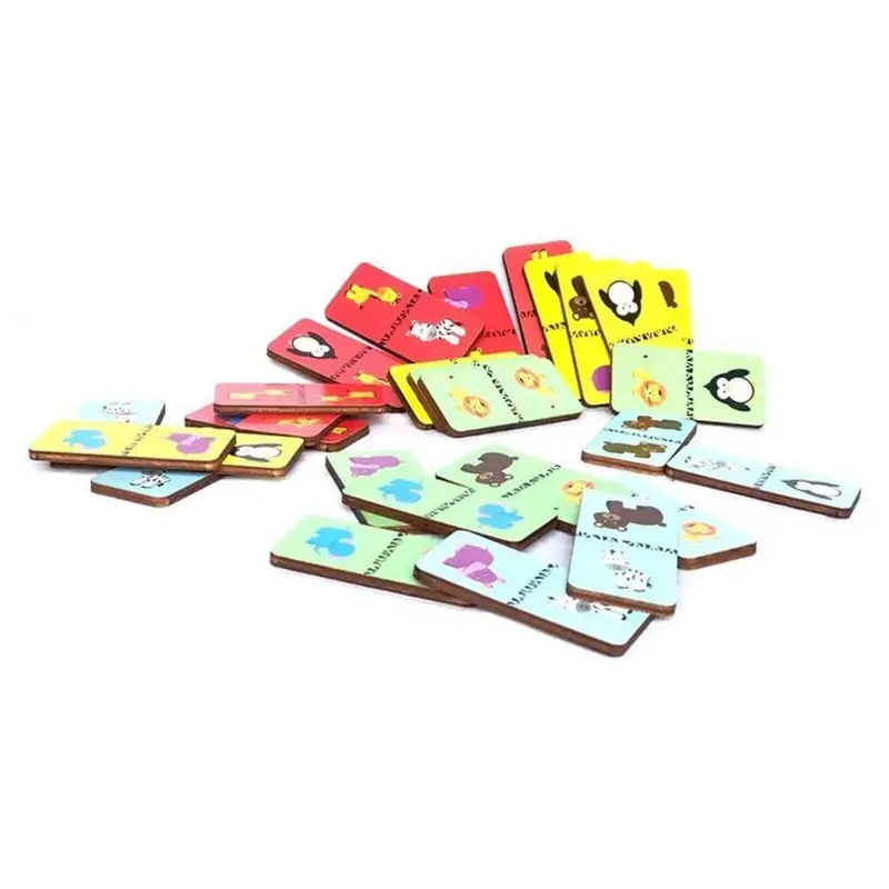 Rossie Wood Matching Game-Domino 2